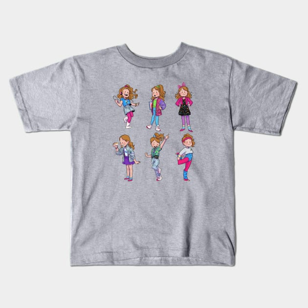 Courtney Moore - American Girl Kids T-Shirt by LaurenS